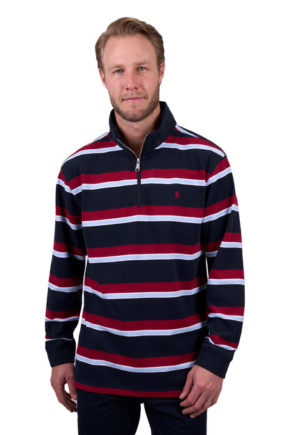 Thomas Cook Mens Rick 1/4 Zip Rugby