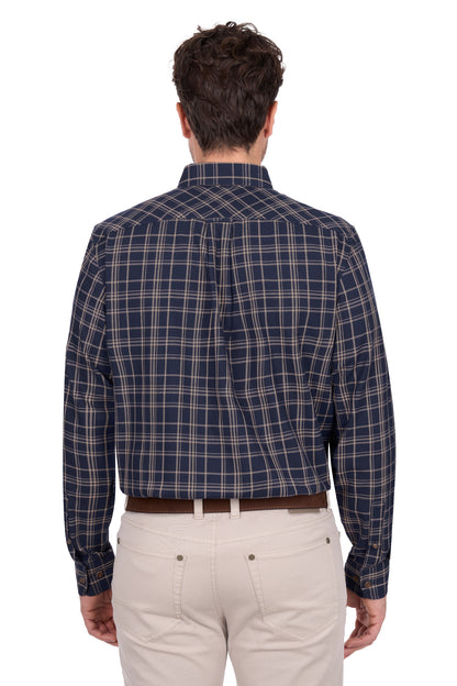 Mens Adam 2Pkt LS Shirt