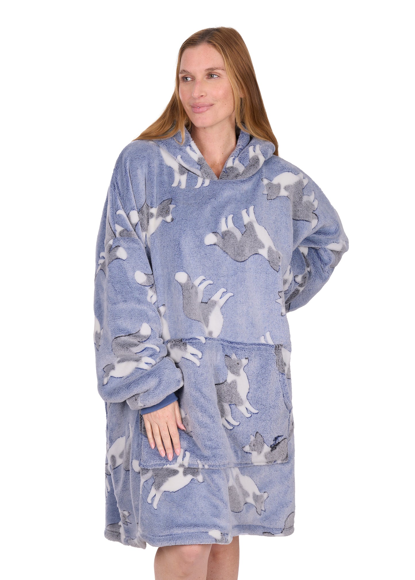 Adults Dog Snuggle Hoodie