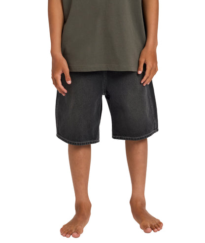 Boys Spec Denim Short