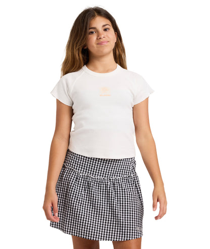 Billabong Gingham Crush Skirt