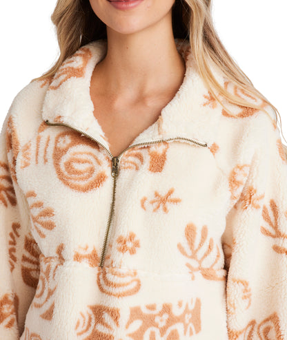 Billabong Feeling Playful Half Zip Crew