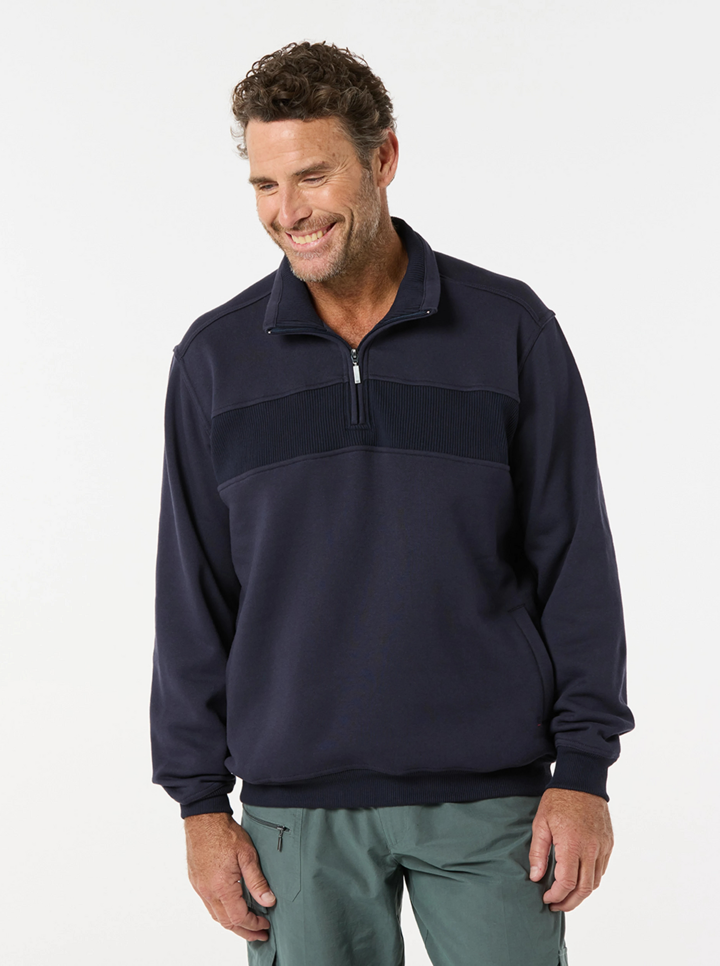 Breakaway Zed Snowy Mt Fleece Half Zip