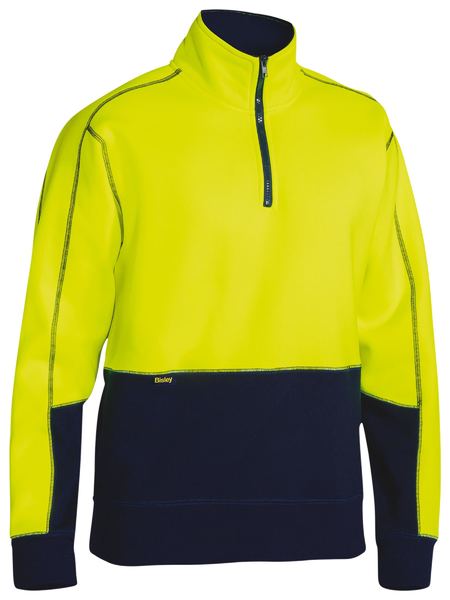 Bisley Hi Vis 1/4 Zip Pullover
