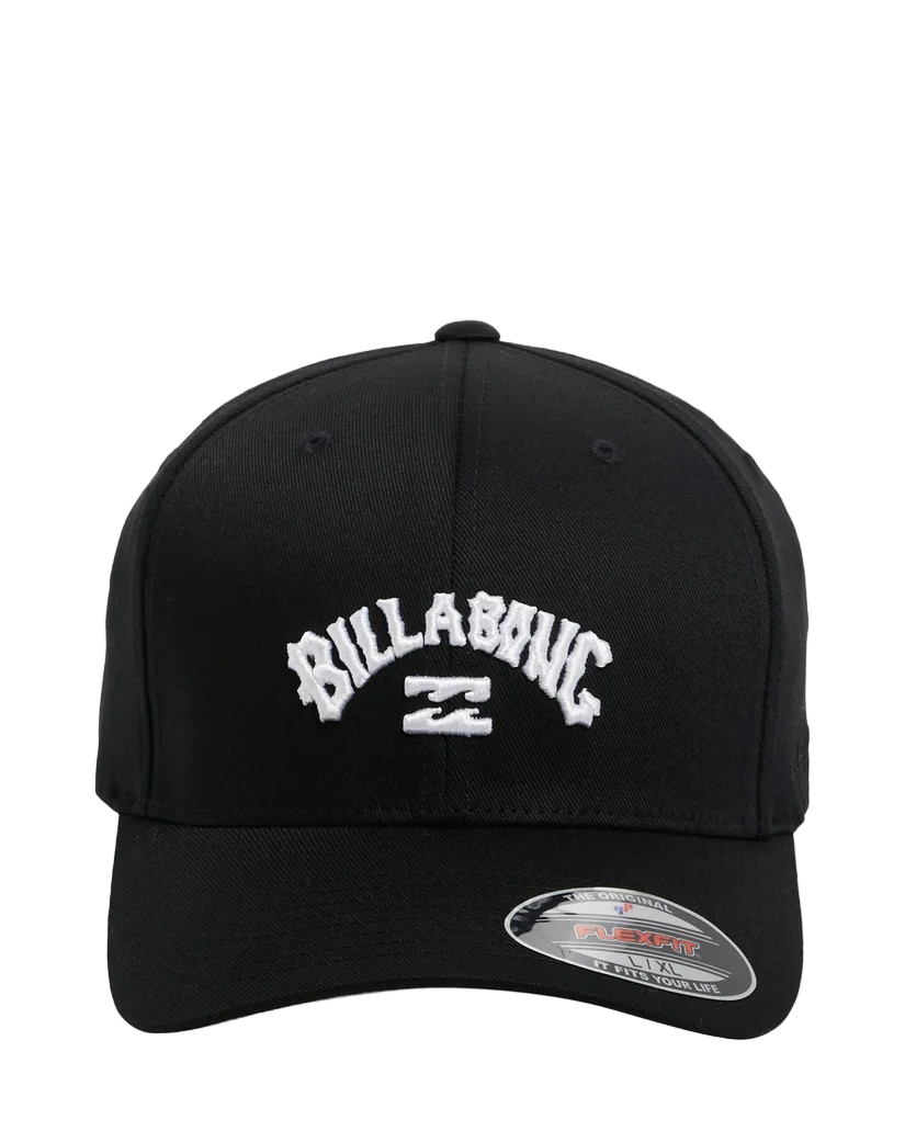 Black cap with white 'Billabong' logo 