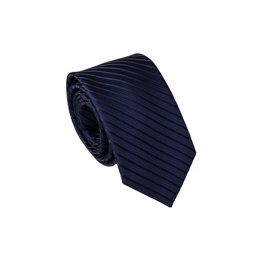 Carlo Visconti Self Stripe Tie 7cm