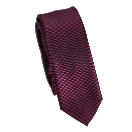 Carlo Visconti Slim Self Pattern Tie