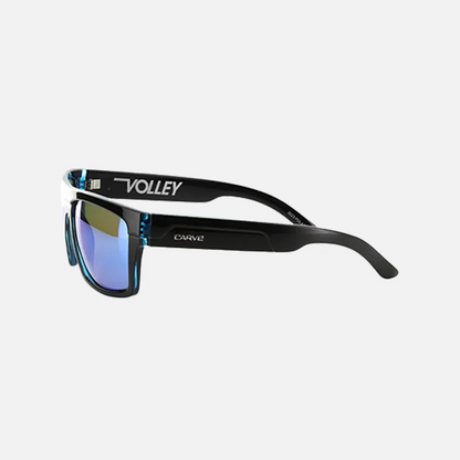 Carve Volley Black W/Blue Iridium Polarized